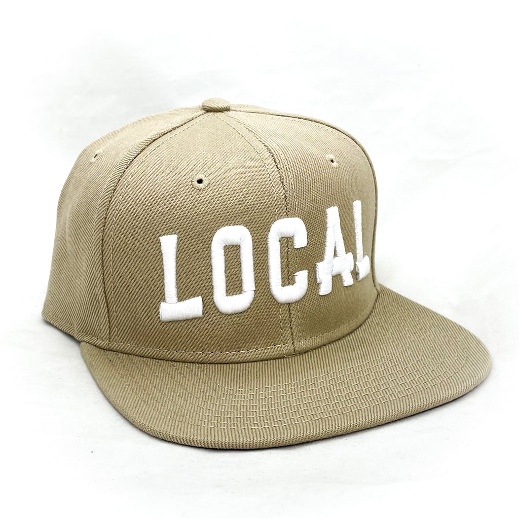 Local Roots Bold Snapback Tan