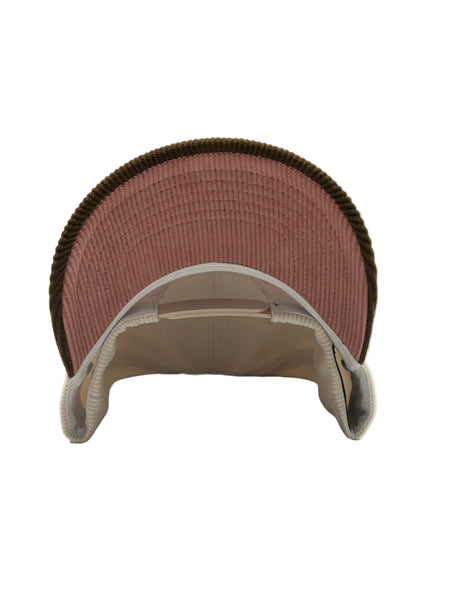 Local Roots Corduroy LA Snapback White/Brown