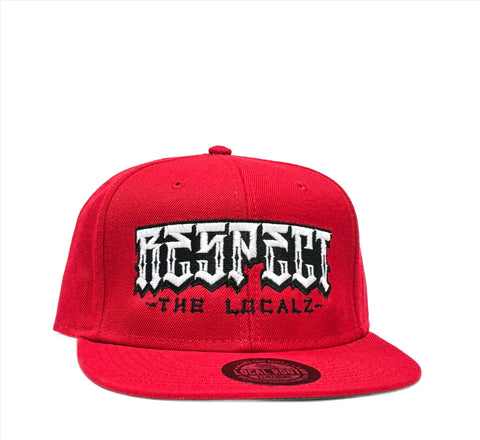 Local Roots Respect Snapback Red