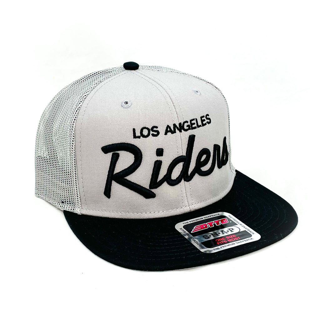 LA Riders Grey/Black TRUCKER hat