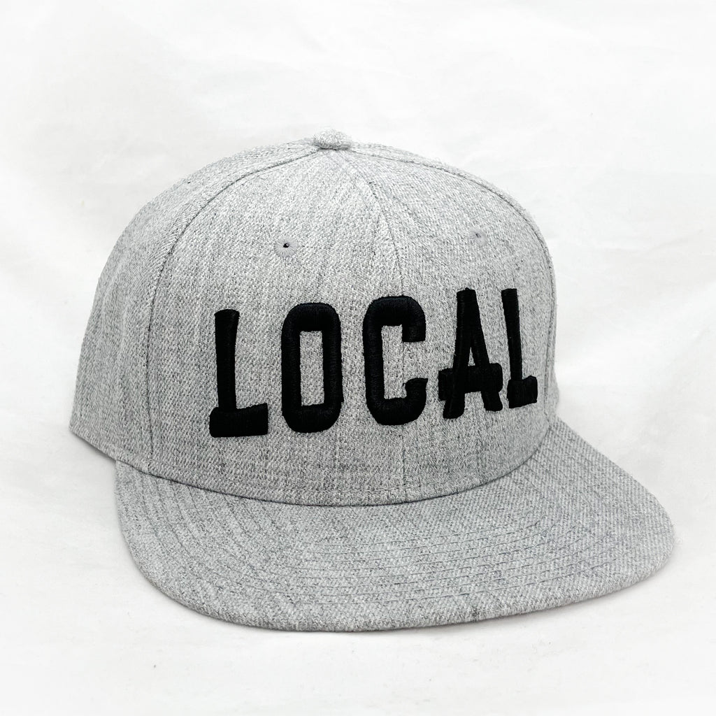 Local Roots Bold Snapback Heather Grey