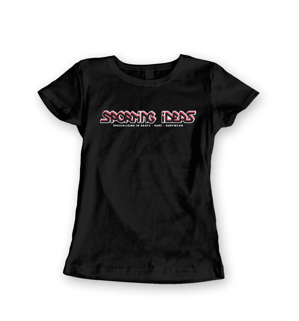 Sporting Ideas Women's Black T-shirt